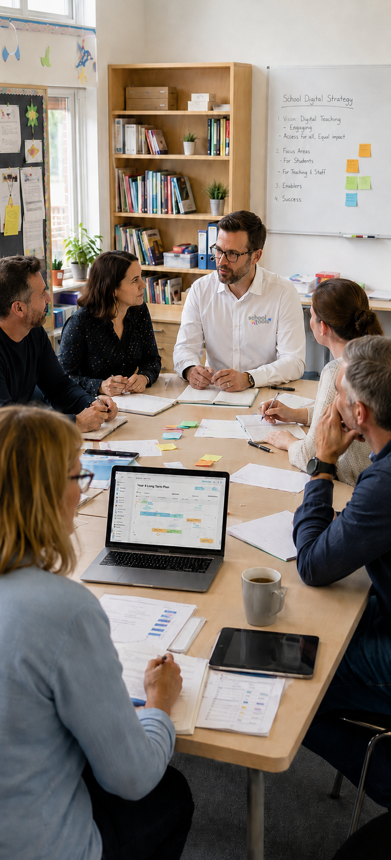 SchoolTools Pilotage Strategie Sitzung